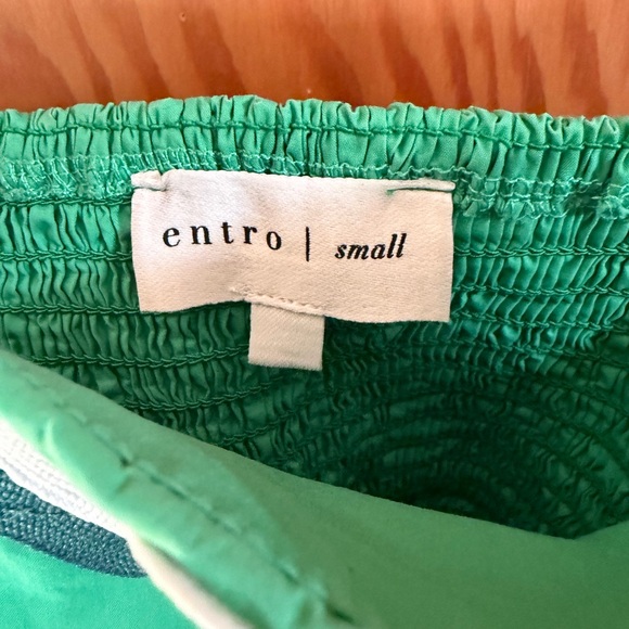 Entro Green Ric Rac Midi Dress Small Adjustable Straps - Picture 5 of 14